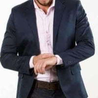Blazer Masculino Ogochi Slim Seja Preta