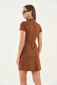 Vestido Comfort Manga Curta colcci