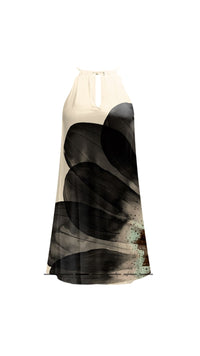 VESTIDO TRAPEZIO FLOR