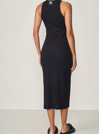 VESTIDO MIDI CANELADO COLCCI