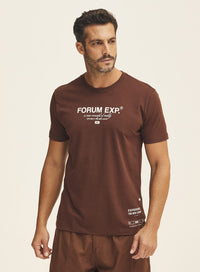 Camiseta Marrom Forum