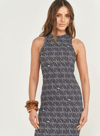 Vestido Canelado Colcci