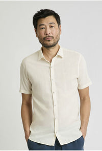CAMISA RELAXED FIT MANGA CURTA LINHO