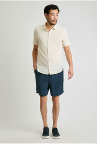 CAMISA RELAXED FIT MANGA CURTA LINHO
