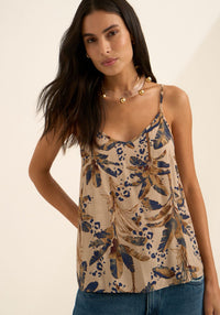 Blusa De Alças Finas Com Decote Em V