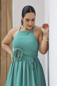 Vestido Longo Flor