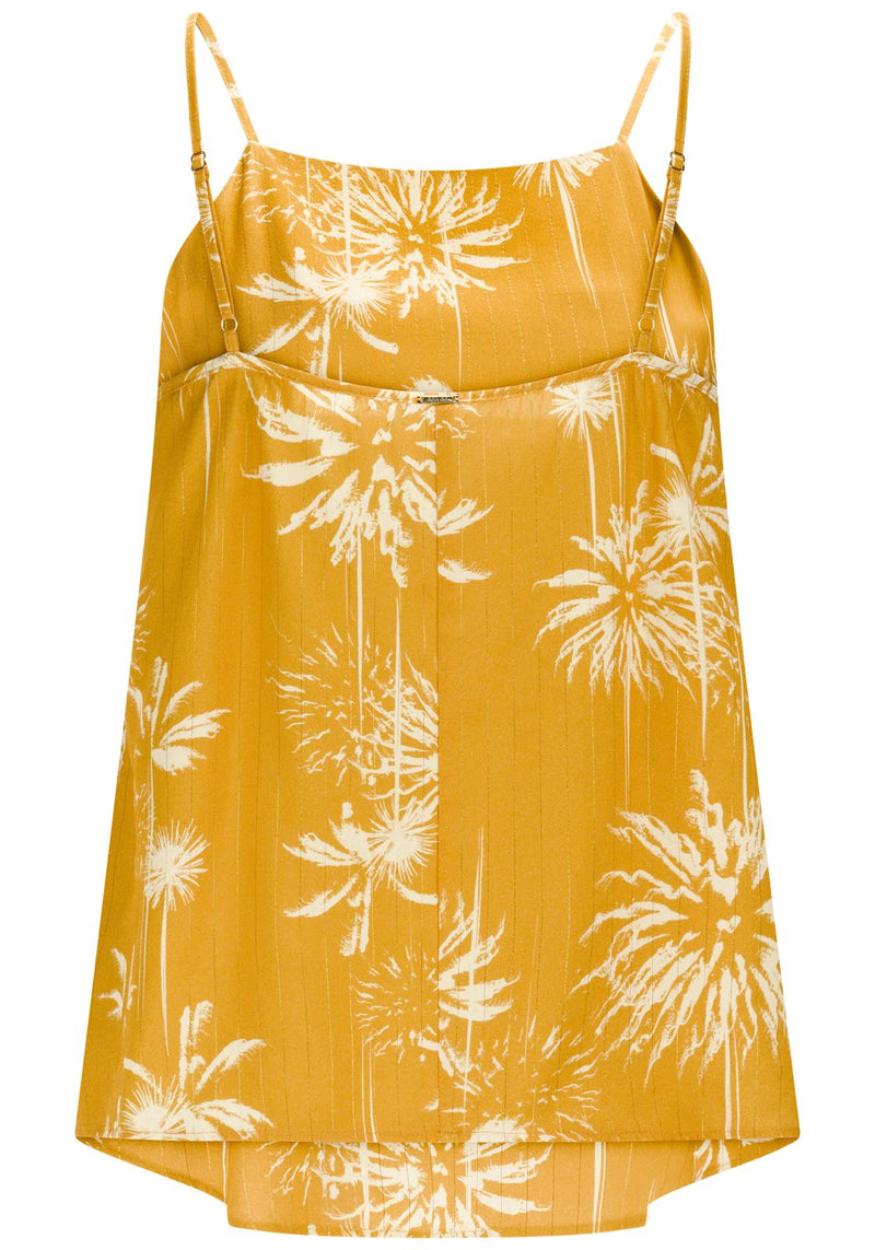 Blusa com alças halter neck em viscose com lurex