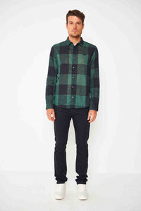 Camisa Xadrez Colcci Verde com Preto