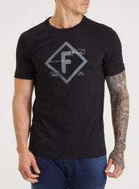 Camiseta Forum Preta Estampada