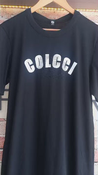 vestido preto Midi Colcci